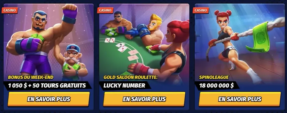 Types de bonus BigClash